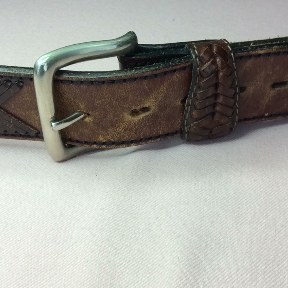 FINAL SALE PRICE Mexican Brown Leather Belt Size 38